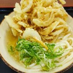 うどん天国 麺天 - かき揚げうどん@470