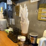 ラーメン 二代目 けけけ - 名物ですね