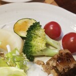 キッチン ブルー グローブ - 最後の野菜