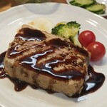 キッチン ブルー グローブ - はんから、濃厚バルサミコソースはタップリ！