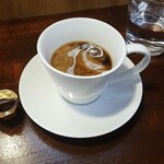 キッチン ブルー グローブ - ホワイトコーヒーにします