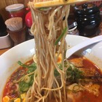 らーめん亭 民都 - 個人的に好みなストレート細麺でした ♡