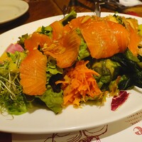 サクレフルール 日本橋 - スモークサーモンのメリメロサラダ
