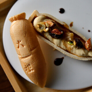 地元練馬の野菜を使用した、「サプライズ感」のあるお料理。