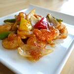 中華ダイニング SCENT - 海老の四川風炒め