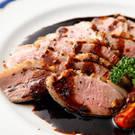 セントアンドリュース - 合鴨のグリル　バルサミコ酢ソース。甘酸っぱいバルサミコ酢ソースとの相性バツグン。