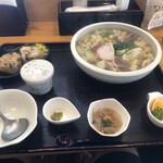 味処 峠茶屋 - 鴨そばセット¥1100