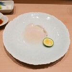 すし 良月 - あわび貝柱