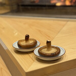 炭火割烹 麻布龍土町 - しいたけ出汁焼き