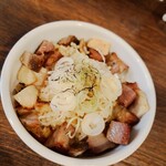 自家製麺 麺屋 利八 - ぶたごはん(350円)