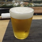 寿しの勘一 - 生ビール