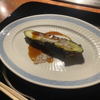 八王子うかい亭 - 茄子の炭火焼き