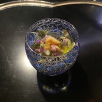 八王子うかい亭 - サザエの蓴菜のジュレ