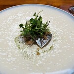 馳走西健一 - 【写真③】鯵のマリネ、レッドオニオン