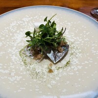 馳走西健一 - 【写真③】鯵のマリネ、レッドオニオン