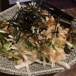魚酔 - 大根と揚げジャコのパリパリサラダ