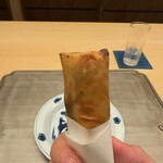 徳ㇵ本也 - 鮒寿司とマーマレードの春巻き　初体験