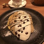 高倉町珈琲 - 加賀棒ほうじ茶のリコッタパンケーキ