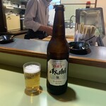 すし富 - スーパードライ。キンキンです。