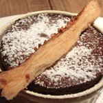 アトリエドアイ - ランチメニュー 2100円 のフォンダンショコラ