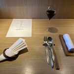 RISTORANTE IL NODO - 山形県月山ワイナリーしぼりたて葡萄ジュース　山形県産ヤマソーヴィニヨン種（山ぶどうとカベルネソーヴィニヨンの交配品種）