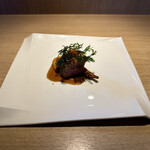 RISTORANTE IL NODO - LA CARNE  〜北海道✕鎌倉〜　北海道蝦夷豚ヒレ肉　畑の稲藁麦藁