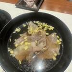 金舌 - 鳥取県産　猪肉のしゃぶしゃぶ　黄ニラ添え