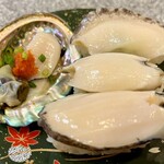 くるくる寿し - 生鮑