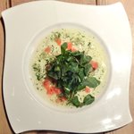 アトリエドアイ - ランチメニュー 2100円 のプラチナポークのアンドウィエット 香草パン粉焼き