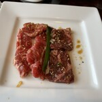 焼肉なべしま - 2024年6月7日　なかおちカルビとサガリ