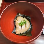 片折 - 天然岩牡蠣　昆布焼き　土佐酢