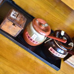 丼ぶり屋 幸丼 - 卓上調味料２０２４年６月