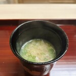片折 - ミンク鯨のお味噌汁