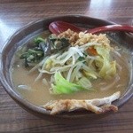 芝山商店 - 信州味噌炙りチャーシュートッピング