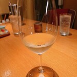 どんつき左 - グラス白