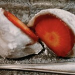どんつき左 - デザート自家製いちご大福