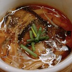 どんつき左 - 干しホタテの茶碗蒸し