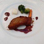 エルルカン・ビス - 単角牛もも肉のパン粉付け焼き