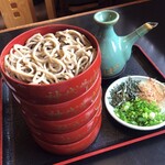 手打 神代そば - 割子そば（５枚）