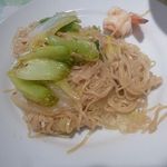 香港食館 - Cセット 台湾撈麺+沙拉+肉丸粥 380円