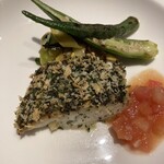 キャトルサンク - スズキの香草パネ