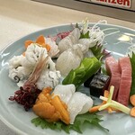 ステーキハウス スエ - お刺身盛