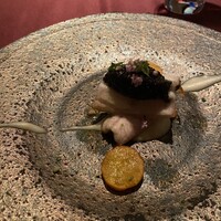 RISTORANTE OZIO - キャビアを乗せたウナギのハーブ焼き