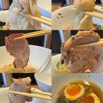 らぁ麺や 嶋 - 特上つけ麺（塩）・麺大盛