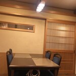 吉亭 - 反対側は庭園を見ながら食事が出来ました ٩(ˊᗜˋ*)و