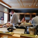 鮨 たくま - カウンター