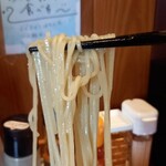 麺屋 真心 - ストレートの細麺
