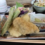 淡旬料理 ぢろけん - 天ぷらのアップ