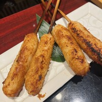 海鮮原始焼 ろば炭魚 赤羽本店 - きりたんぽ味噌焼き