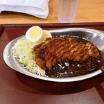 ゴーゴーカレー - ロースカツカレー(小)900円＋トッピングゆで卵